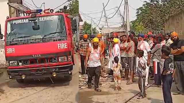 Punjab News: दुकान में लगी भीषण आग, सामान जलकर राख, देखें वीडियो