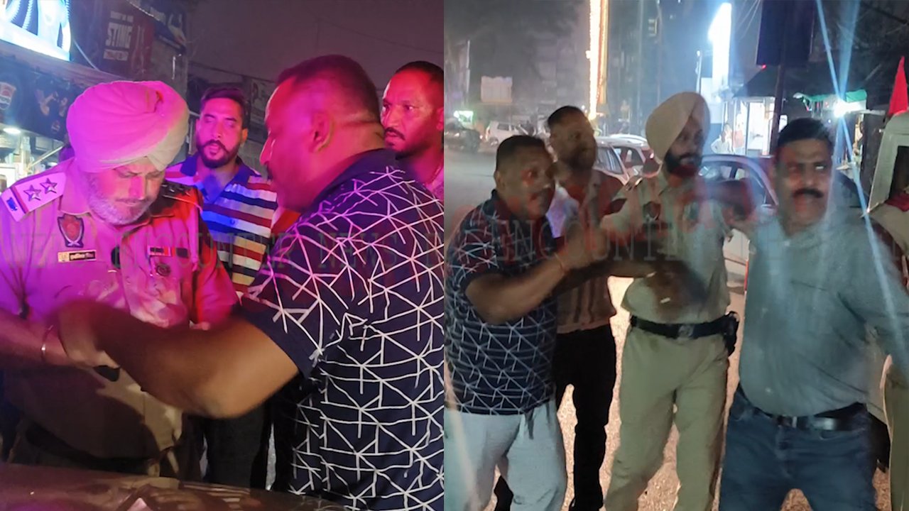 Jalandhar News: चालान काटने को लेकर हुआ हंगामा, पुलिस पर लगे गंभीर आरोप, देखें वीडियो