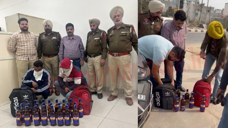 एक्टिवा सवार 2 युवकों से 48 बोतल शराब बरामद, देखें वीडियो