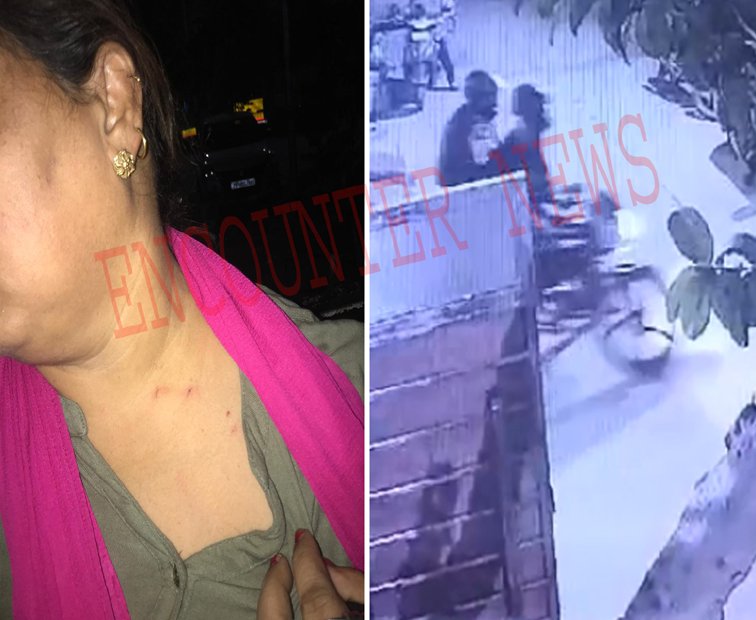 Jalandhar News: चाकू की नोक पर महिला से चेन छीनकर लुटेरे फरार, देखें CCTV