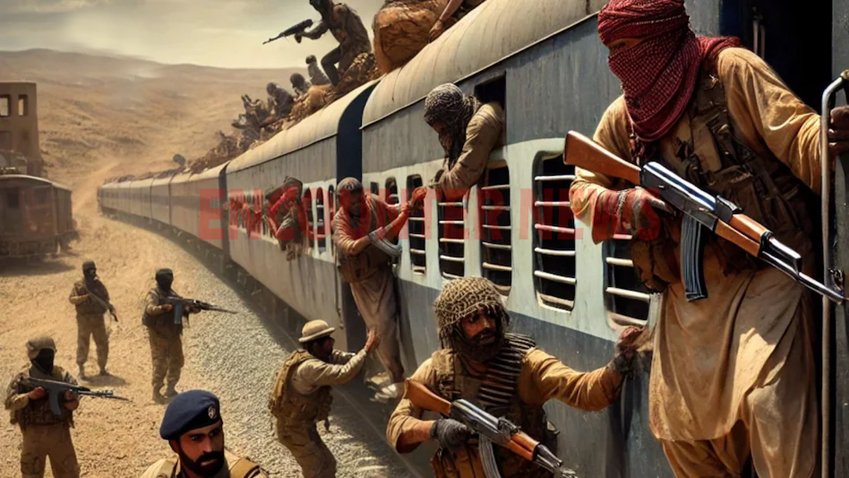 अलगाववादियों ने Train को Hijack किया, 6 सैनिकों की मौत, 500 यात्री बंधक, देखें वीडियो