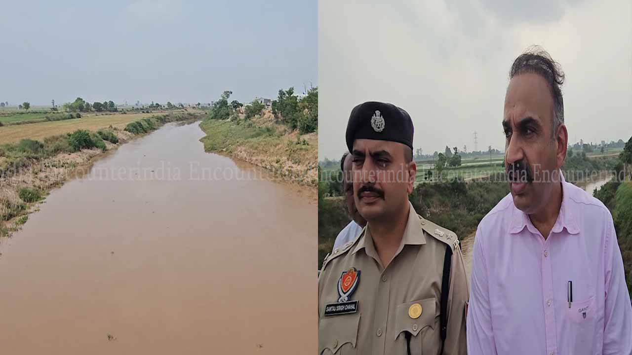 Punjab News: खतरे के निशान के पास पहुंचा घग्गर नदी में पानी का Level, देखें वीडियो