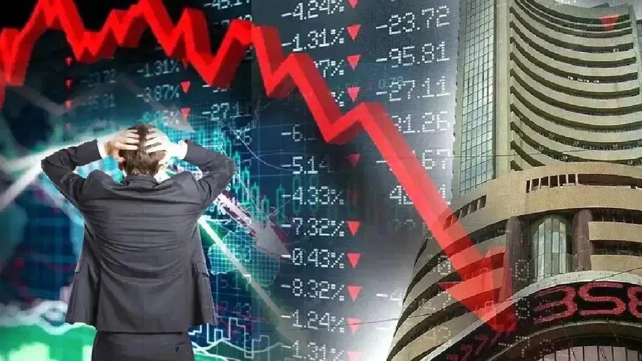 लुढ़का शेयर बाजार, Sensex 373 अंक फिसला, Nifty में भी भारी गिरावट दर्ज