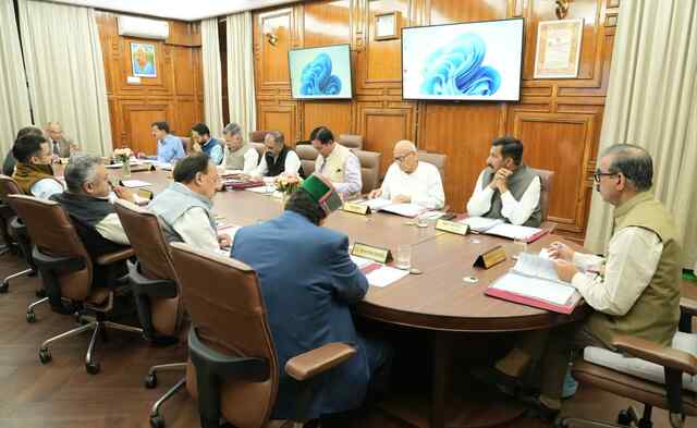 हिमाचल प्रदेश मंत्रिमंडल के निर्णय