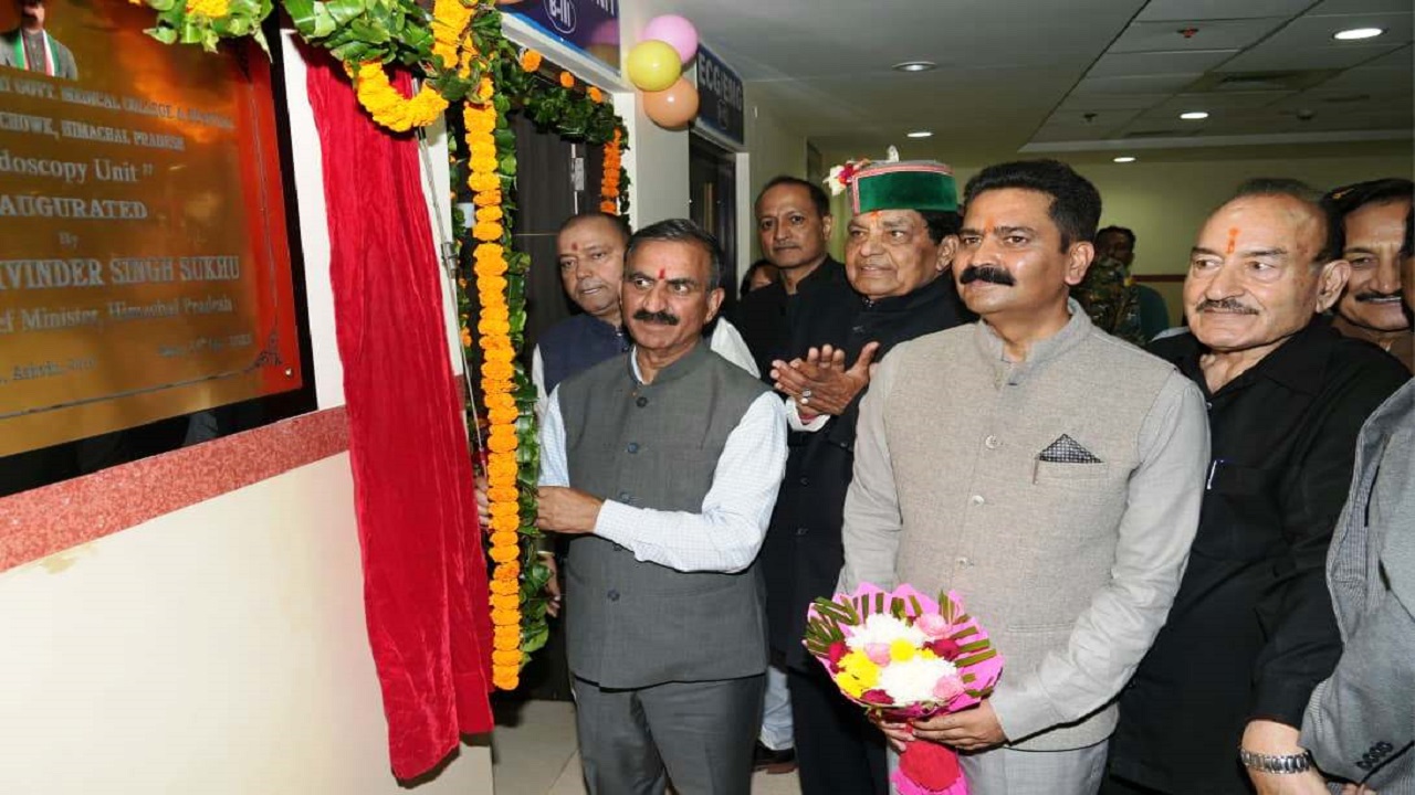 CM Sukhu ने नेरचौक मेडिकल कॉलेज एवं अस्पताल को 8.37 करोड़ रुपये की परियोजनाओं की सौगात दी
