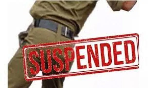 रिश्वत के मामले में थाना प्रभारी समेत चार पुलिसकर्मी निलंबित