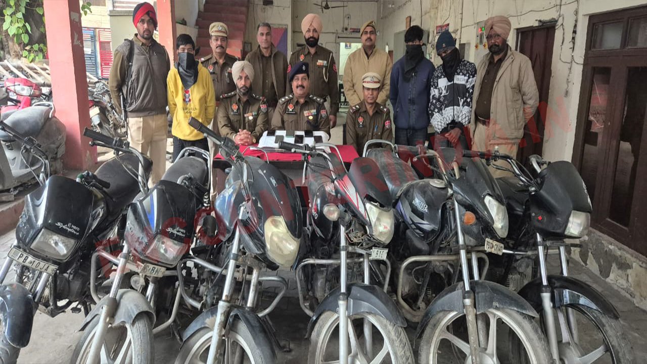 Punjab News: लूटपाट और चोरी के मामले में तीन गिरफ्तार