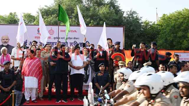 मुख्यमंत्री नायब सिंह सैनी ने 312 ईआरवी वाहनों को दिखाई हरी झंडी