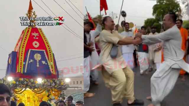 पाकिस्तान के कराची में निकाली गई भगवान जगन्नाथ की रथयात्रा, यूजर्स बोले – ‘हम सब भाई लोग हैं’