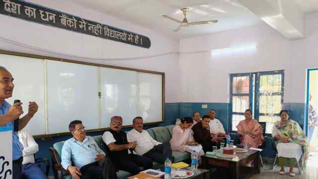 बद्दी ब्लॉक व पट्टा महलोग की वार्षिक बैठक आयोजित, शिक्षा सुधार पर हुआ मंथन 
