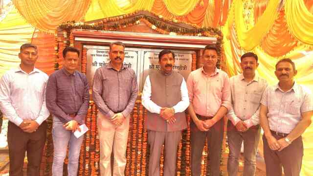 उप मुख्यमंत्री ने श्री चिंतपूर्णी में 12 करोड़ की दो उठाई पेयजल परियोजनाओं का किया लोकार्पण
