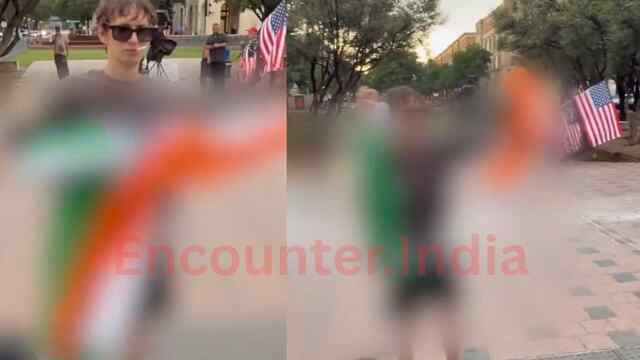 America में युवक ने किया तिरंगे का अपमान, लोगों ने दी कड़ी प्रतिक्रिया, देखें वीडियो