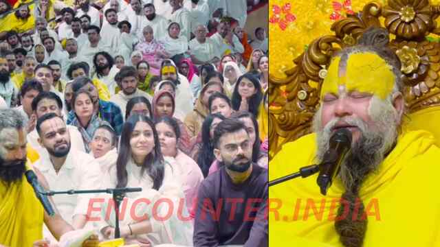 Akshaye Tritya के मौके पर Vrindavan पहुंचे Virushka, Social Media पर Viral हुआ वीडियो
