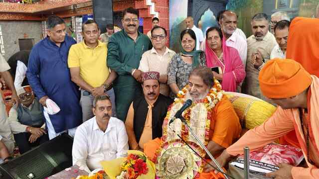 हिमोत्कर्ष परिषद ने बाबा बाल जी महाराज को किया सम्मानित