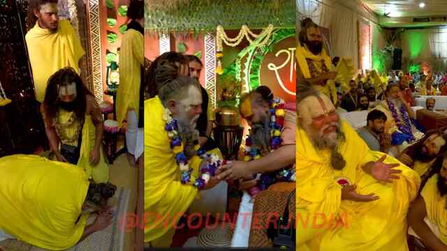 Vrindavan में धूमधाम के साथ मनाया गया Premanand Maharaj का जन्मदिन, देखें वीडियो
