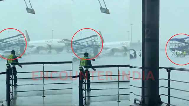 तेज आंधी और बारिश से Airport पर खड़े Air India के 3 विमान क्षतिग्रस्त, देखें वीडियो