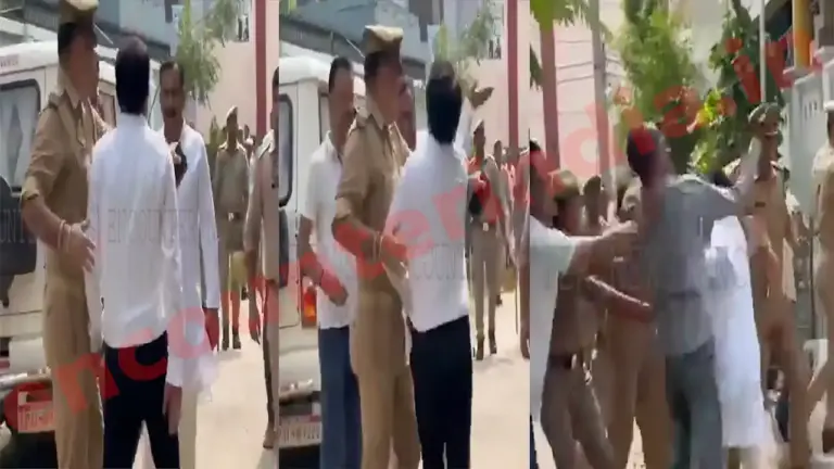 Police के सामने व्यक्ति ने BJP MLA को जड़ा थप्पड़, देखें वीडियो