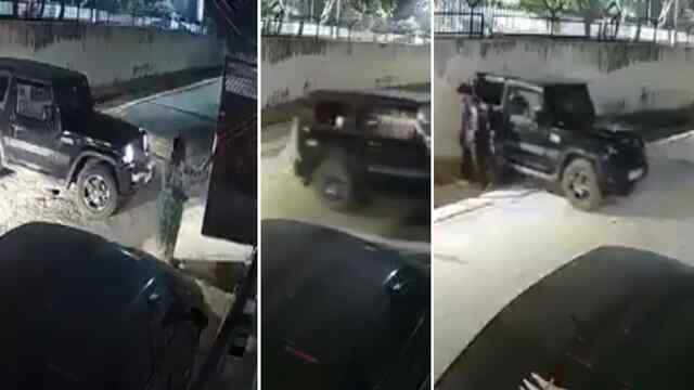 दर्दनाक हादसे की CCTV आई सामने, घर के अंदर पार्क करते समय लगा Back Gear