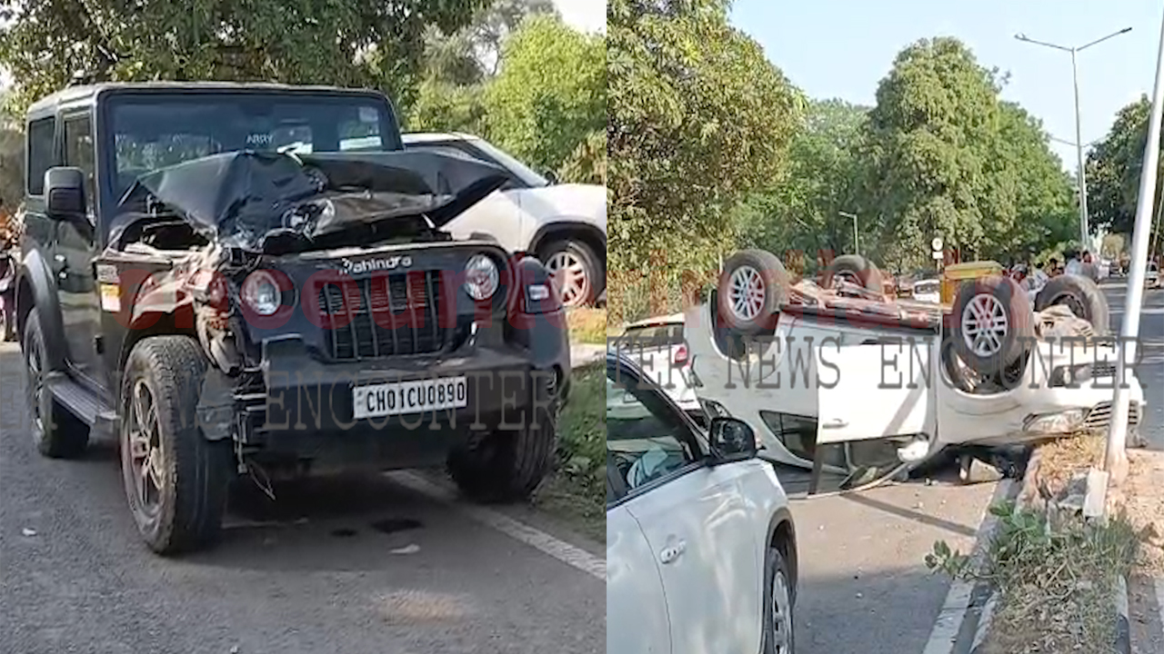 Punjab News: Lady Thar Driver ने पलटाई Fortuner, देखें वीडियो
