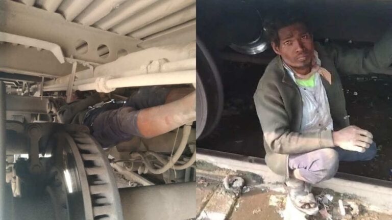 टिकट के पैसे नहीं थे, ट्रेन के पहिए के बीच बैठ 250 किलो का सफर कर जबलपुर पहुंचा युवक