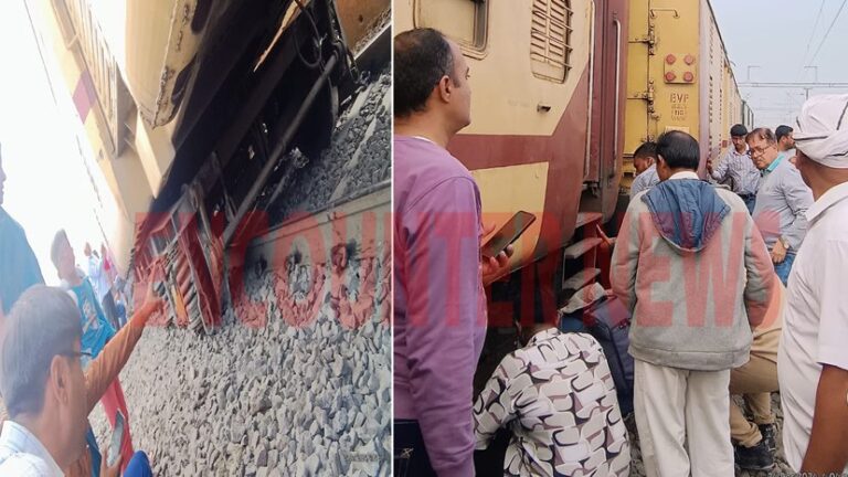 पटरी से उतरे Dadar-Porbandar Saurashtra Express के डिब्बे, देखें वीडियो