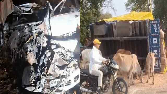 शादी से लौट रहे परिवार की कार की Tractor-Trolley से भीषण टक्कर, 5 की मौत, 7 घायल