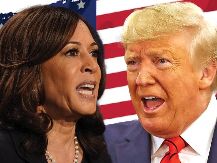 Donald Trump और Kamala Harris हुए आमने-सामने, हुई तीखी बहस