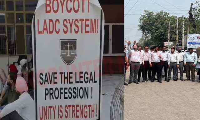 Punjab News: LADC नीति के ख़िलाफ़ वकीलों की हड़ताल जारी