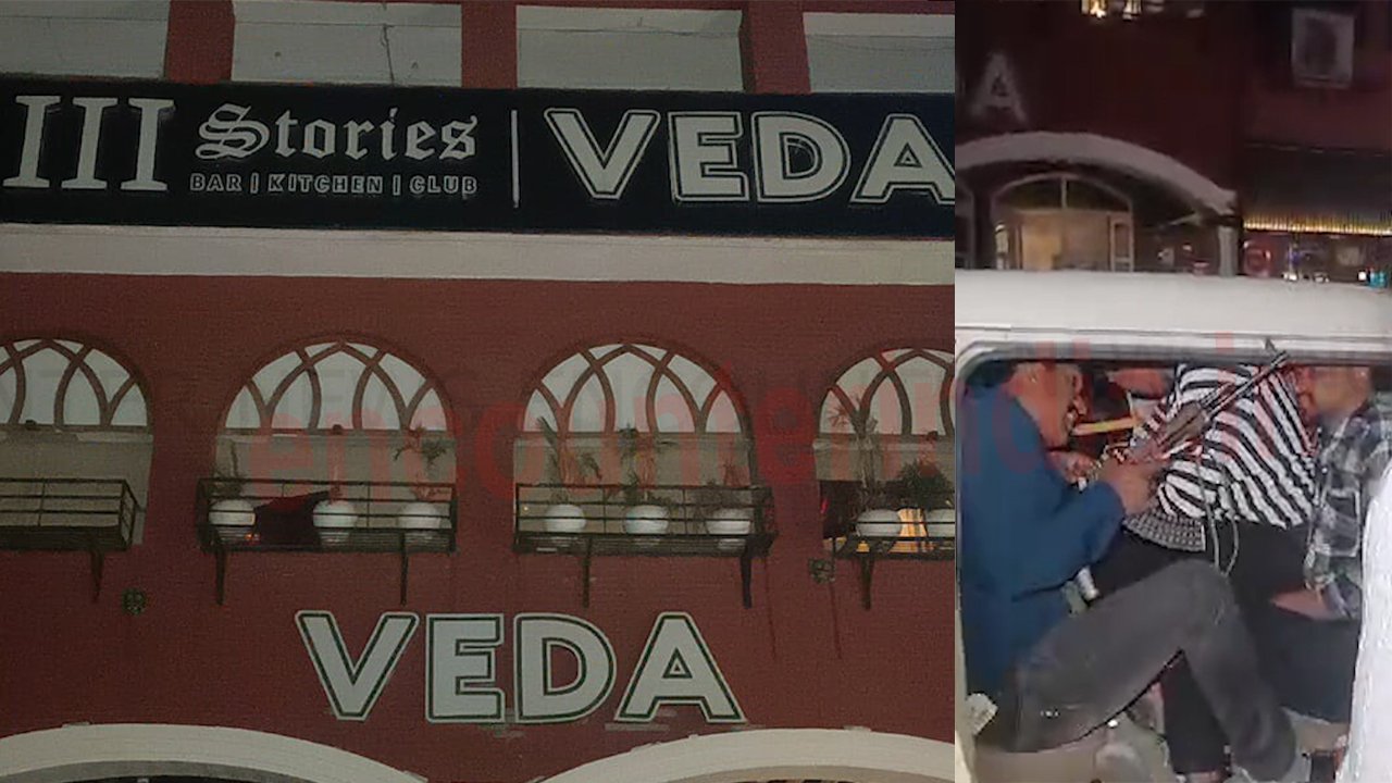 Veda Bar में Police की Raid, अवैध हुक्के सहित सामान बरामद, 3 गिरफ्तार, देखें वीडियो