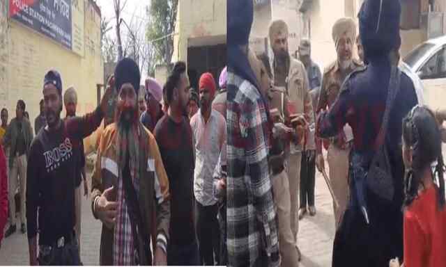 Punjab News: थाने के बाहर 2 पक्षों में हुई खूनी झड़प, चली किरपाणें , देखें वीडियो