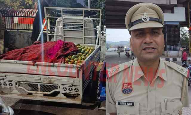श्री गुरु रविदास चौक के पास SHO को 200 मीटर घसीटता ले गया ऑटो चालक, कटा 32 हजार का चलान