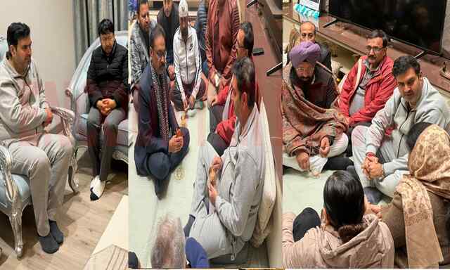 Jalandhar News: मेयर के घर दुख सांझा करने पहुंचे कैबिनेट मंत्री रवजोत सिंह, सासंद अशोक मित्तल सहित अन्य नेता