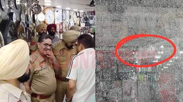 दिन दहाड़े Punjab Watch Co. के शोरूम पर बदमाशों ने चलाई गोलियां, देखें वीडियो