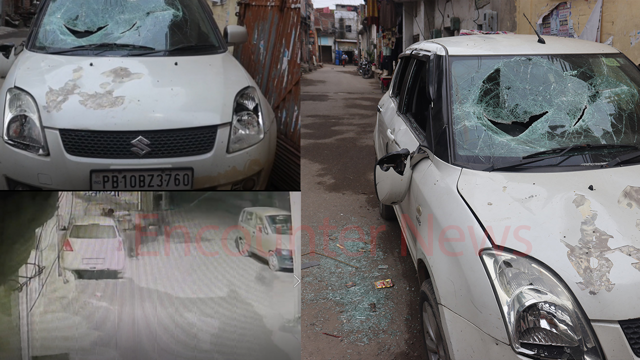 Punjab News: Parking को लेकर विवाद, बाइक सवार बदमाशों ने तोड़ी कार, देखें Video