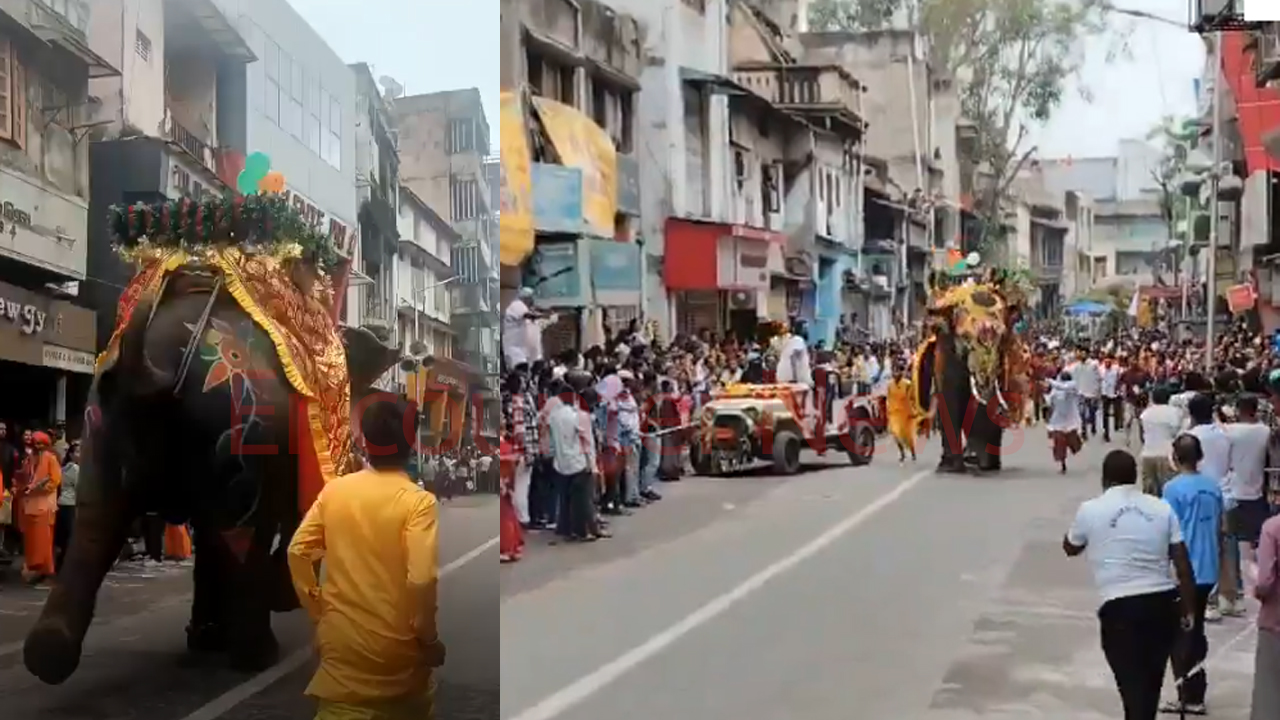 148वीं भगवान जगन्नाथ रथयात्रा में बेकाबू हुए 3 हाथी, मची भगदड़, 3 घायल, देखें वीडियो