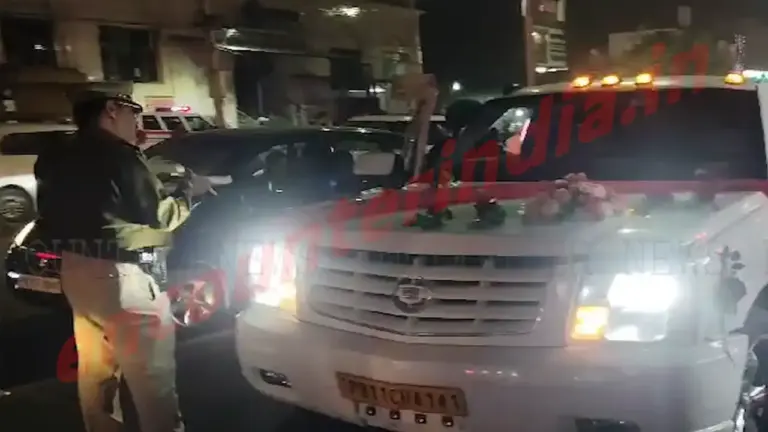 Jalandhar News: Doli के लिए सजी Limousine का कटा चालान, देखें वीडियो