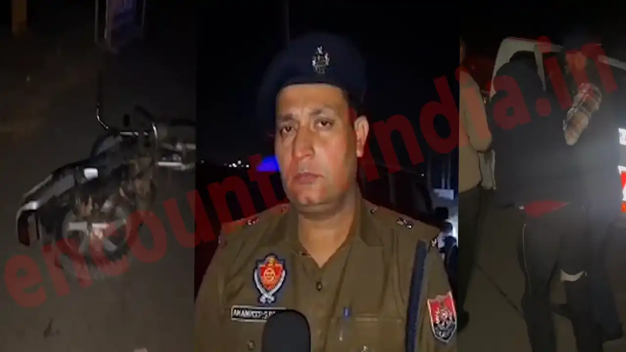 Punjab News: पुलिस और बदमाश में चली गोलियां, एक घायल, देखें वीडियो