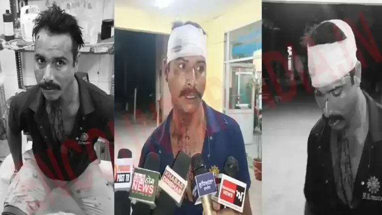 Jalandhar Bypass में स्थित Colony में घुसने से किया मना, युवकों ने Security Guard पर किया हमला, देखें वीडियो